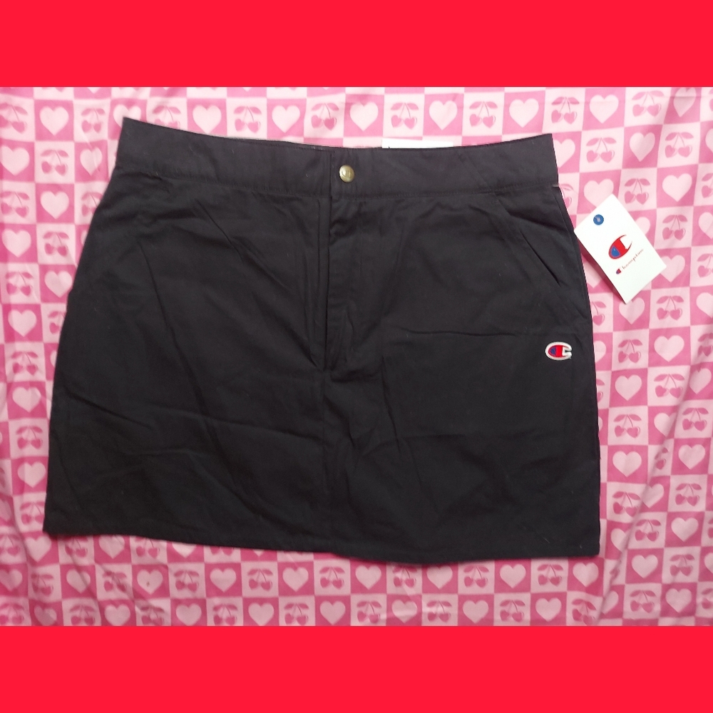 New Champion Black Campus Skirt